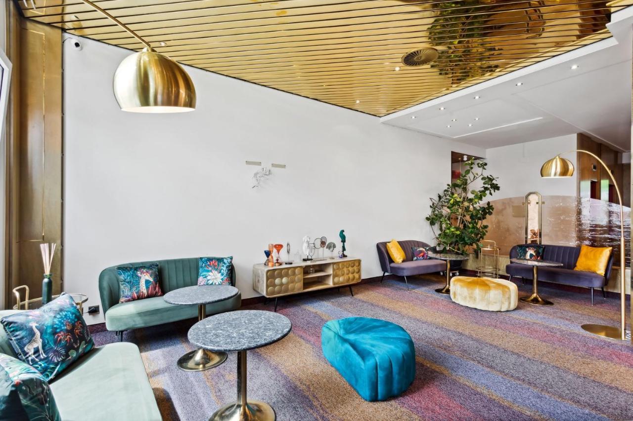 Becozy Au Parc Retro Edition Self-Check-In Rooms & Studios Fribourg Exteriér fotografie