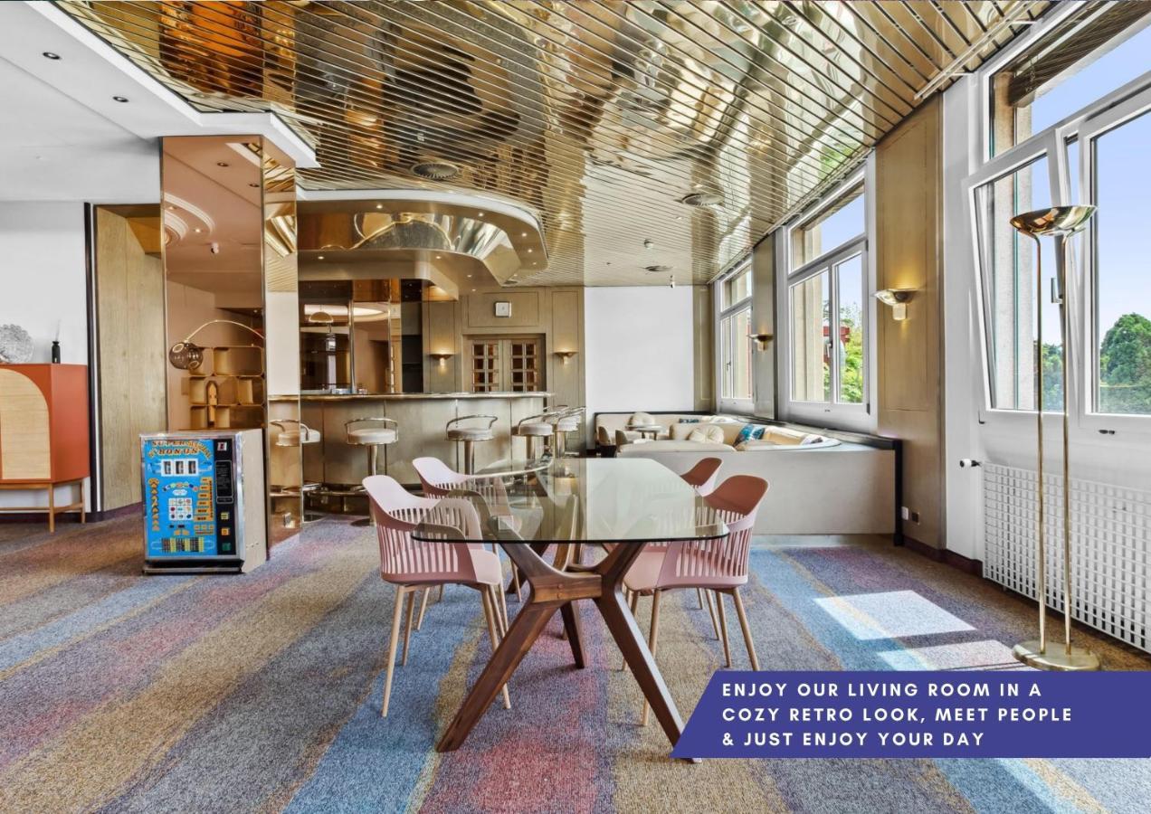 Becozy Au Parc Retro Edition Self-Check-In Rooms & Studios Fribourg Exteriér fotografie