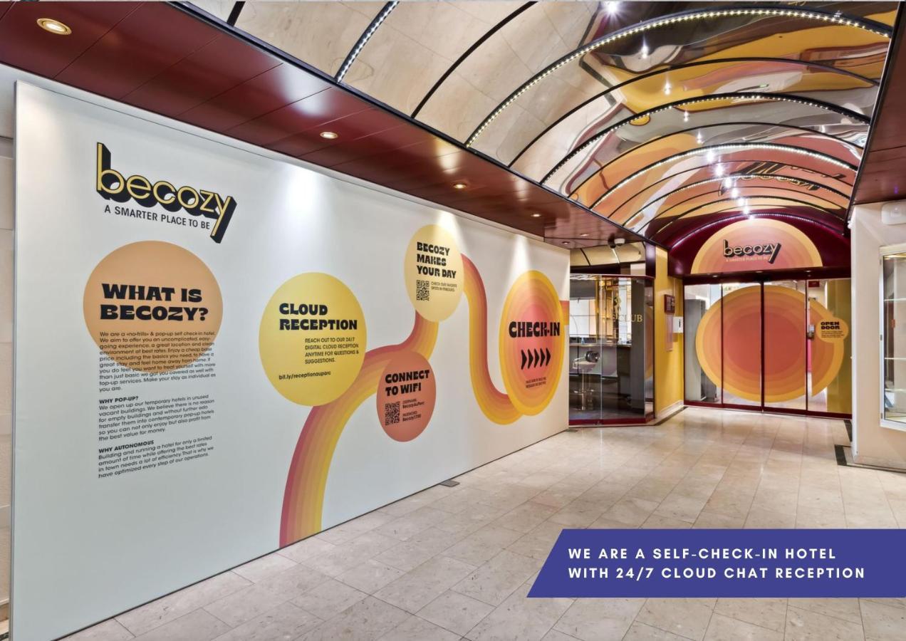 Becozy Au Parc Retro Edition Self-Check-In Rooms & Studios Fribourg Exteriér fotografie