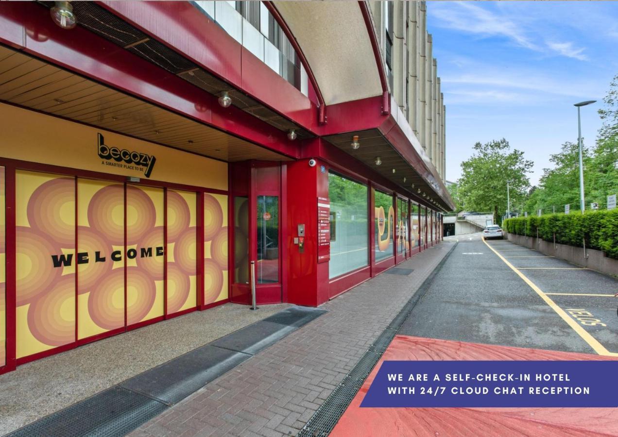 Becozy Au Parc Retro Edition Self-Check-In Rooms & Studios Fribourg Exteriér fotografie