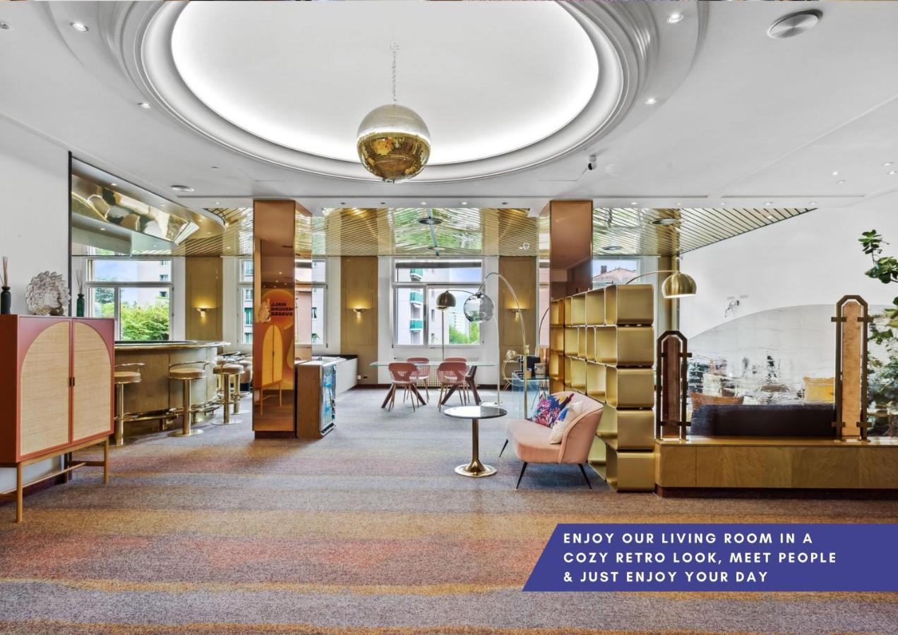 Becozy Au Parc Retro Edition Self-Check-In Rooms & Studios Fribourg Exteriér fotografie